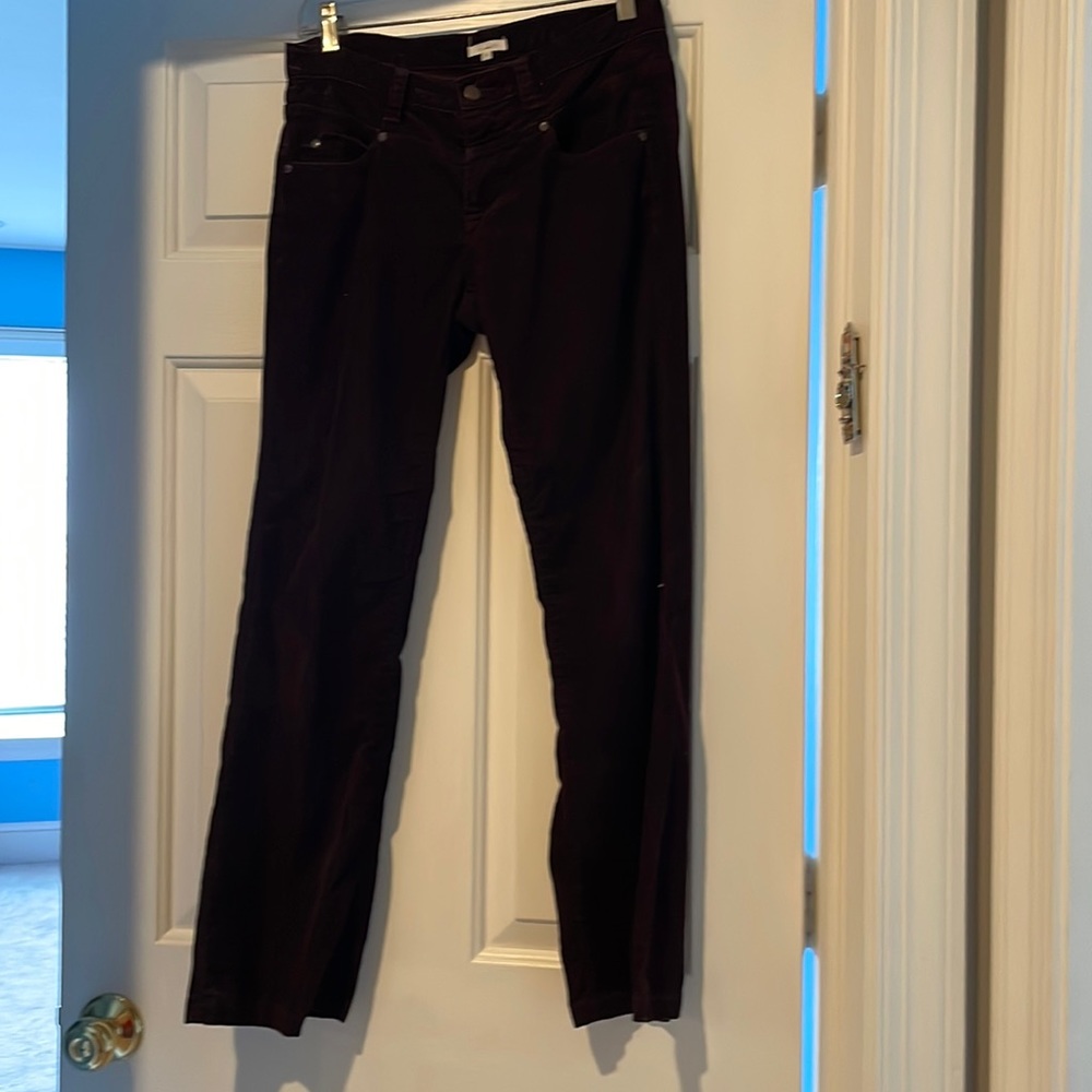 Anthropologie corduroy pants. Purple. Size 27